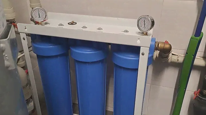Aquafilter BB20 pressure drop on new iron removal set